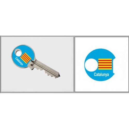 Sticker Clé Catalan Catalunya drapeau adhésif autocollant