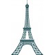 Tour eiffel paris autocollant stickers adhésif