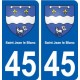 45 Saint-Jean-le-Blanc blason ville autocollant plaque stickers