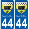 44 Haute-Goulaine blason ville autocollant plaque stickers