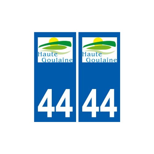 44 Haute-Goulaine logo ville autocollant plaque stickers