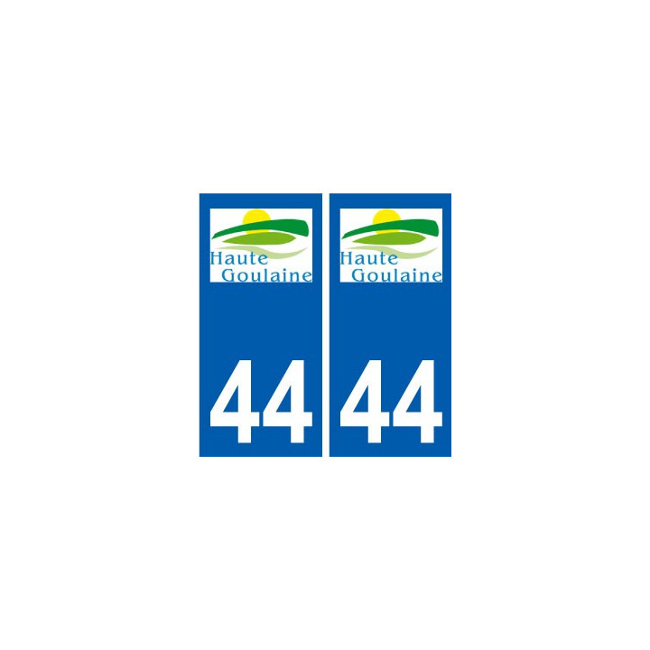 44 Haute-Goulaine logo ville autocollant plaque stickers