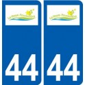 44 La Haie-Fouassière logo ville autocollant plaque stickers