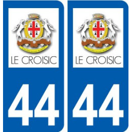 44 Le Croisic logo ville autocollant plaque stickers