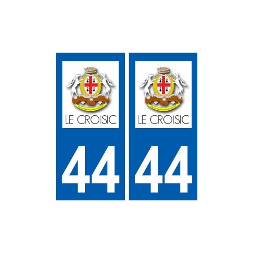 44 Le Croisic logo ville autocollant plaque stickers