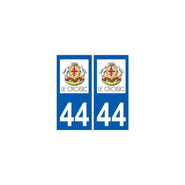 44 Le Croisic logo ville autocollant plaque stickers