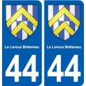 44 Le Loroux-Bottereau blason  ville autocollant plaque stickers