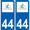 44 Le Loroux-Bottereau logo ville autocollant plaque stickers