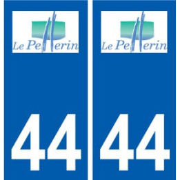 44 Le Pellerin logo ville autocollant plaque stickers