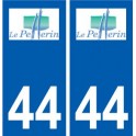 44 Le Pellerin logo ville autocollant plaque stickers