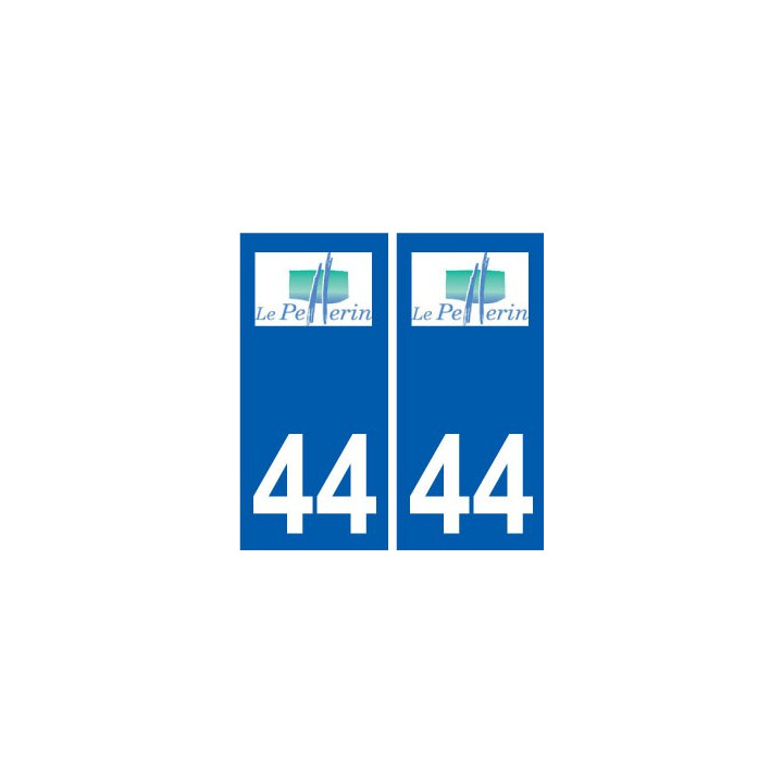 44 Le Pellerin logo ville autocollant plaque stickers