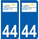 44 Le Pouliguen logo ville autocollant plaque stickers