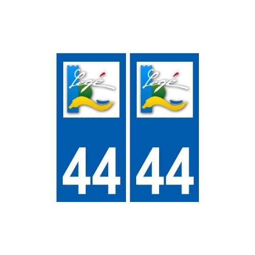 44 Lège logo ville autocollant plaque stickers