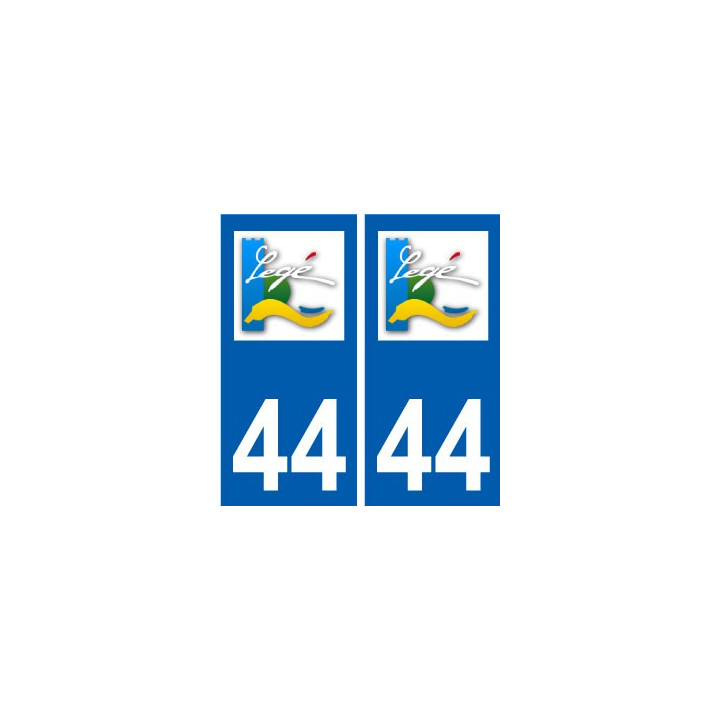 44 Lège logo ville autocollant plaque stickers