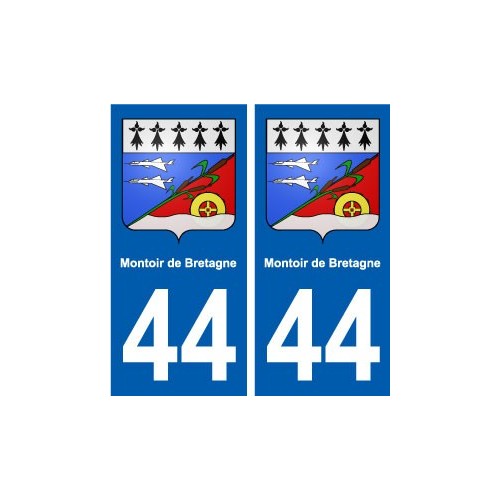 44 Montoir-de-Bretagne blason ville autocollant plaque stickers