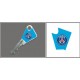 Sticker PSG Paris Clé adhésif autocollant