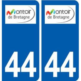 44 Montoir-de-Bretagne logo ville autocollant plaque stickers