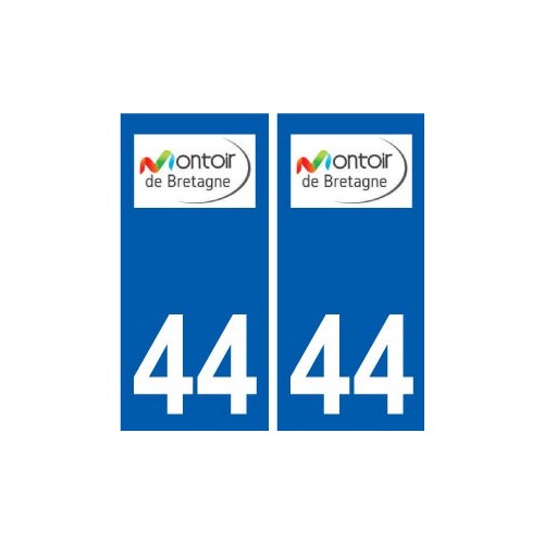 44 Montoir-de-Bretagne logo ville autocollant plaque stickers
