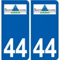 44 Sainte-Pazanne logo ville autocollant plaque stickers