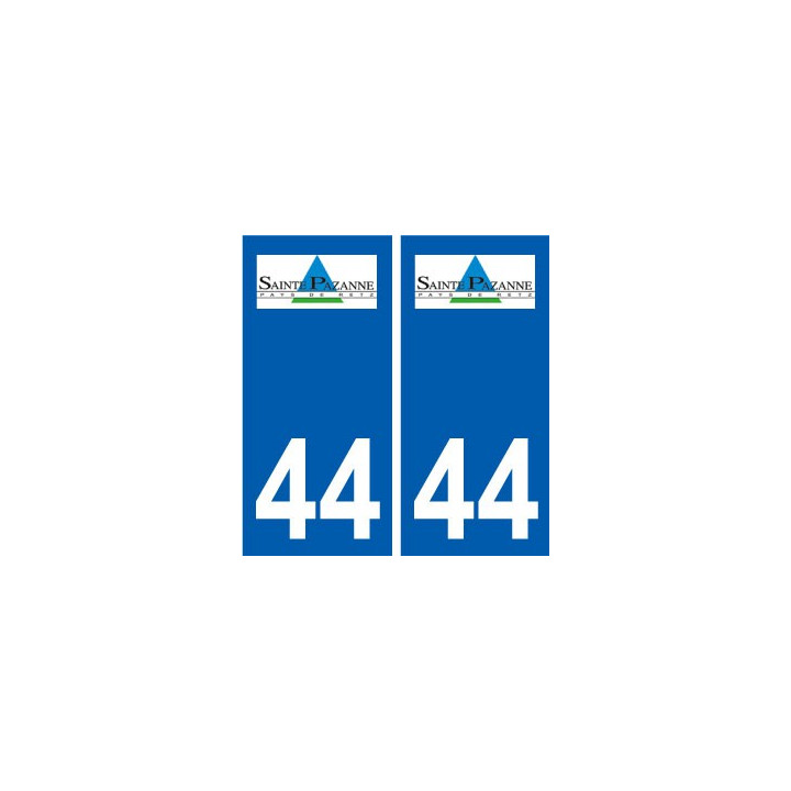 44 Sainte-Pazanne logo ville autocollant plaque stickers