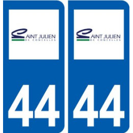 44 Saint-Julien-de-Concelles logo ville autocollant plaque stickers
