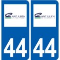 44 Saint-Julien-de-Concelles logo ville autocollant plaque stickers