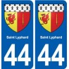 44 Saint-Lyphard blason ville autocollant plaque stickers