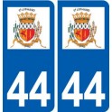 44 Saint-Lyphard logo ville autocollant plaque stickers
