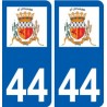 44 Saint-Lyphard logo ville autocollant plaque stickers