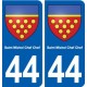 44 Saint-Michel-Chef-Chef blason ville autocollant plaque stickers