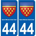 44 Saint-Michel-Chef-Chef blason ville autocollant plaque stickers
