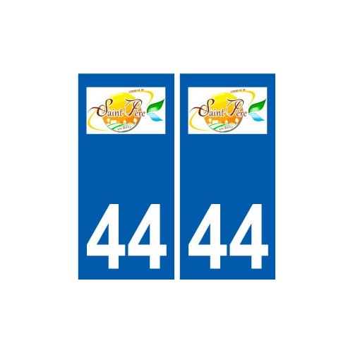 44 Saint-Père-en-Retz logo ville autocollant plaque stickers