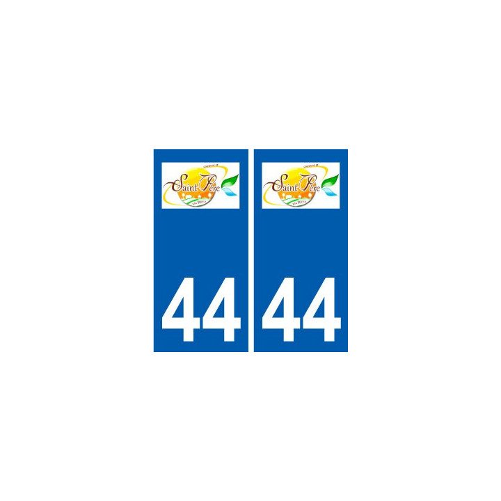 44 Saint-Père-en-Retz logo ville autocollant plaque stickers
