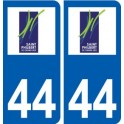 44 Saint-Philbert-de-Grand-Lieu logo ville autocollant plaque stickers