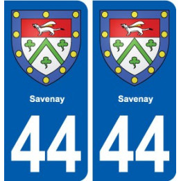 44 Savenay blason ville autocollant plaque stickers
