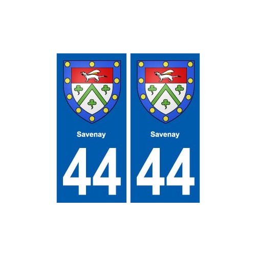 44 Savenay blason ville autocollant plaque stickers