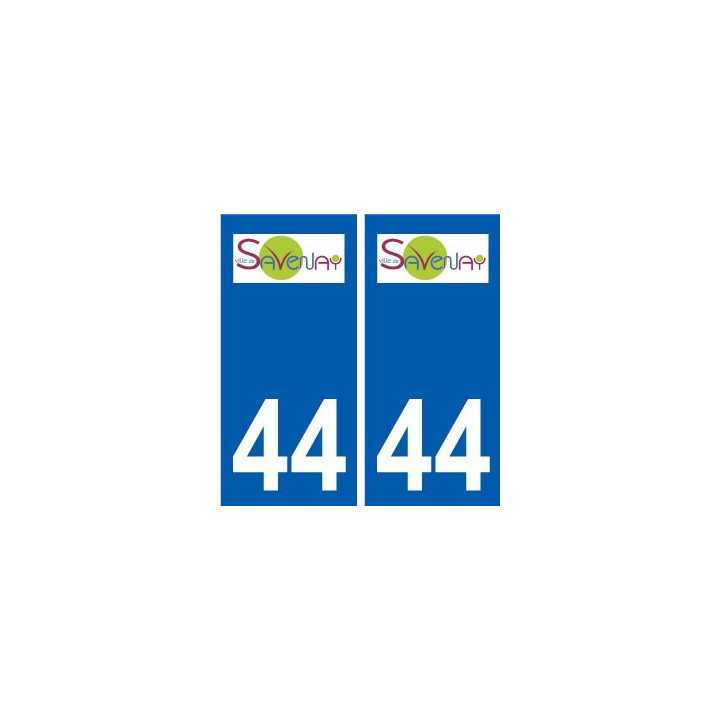 44 Savenay logo ville autocollant plaque stickers
