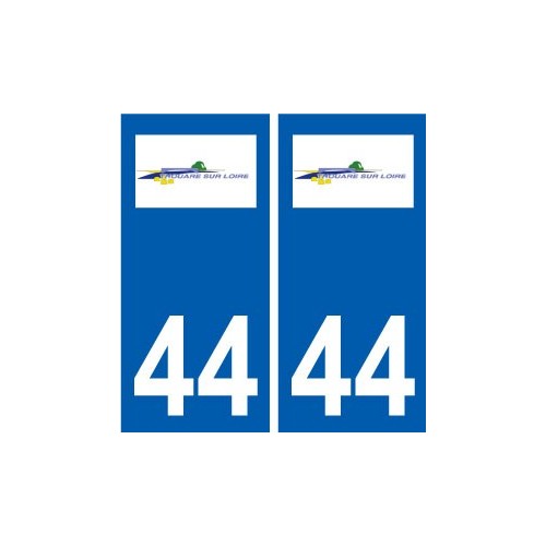 44 Thouaré-sur-Loire logo ville autocollant plaque stickers