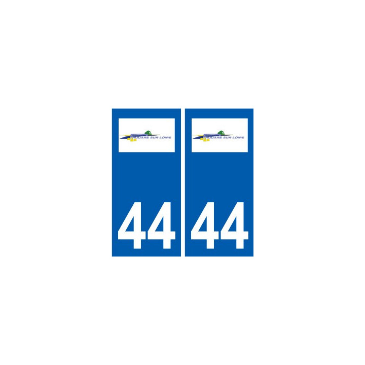44 Thouaré-sur-Loire logo ville autocollant plaque stickers