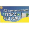 Autocollant sticker Stop Pub 2 boite lettres stickers adhésif