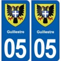 05 Guillestre blason ville autocollant plaque stickers