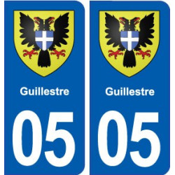 05 Guillestre blason ville autocollant plaque stickers