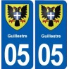 05 Guillestre blason ville autocollant plaque stickers