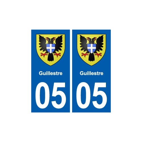 05 Guillestre blason ville autocollant plaque stickers