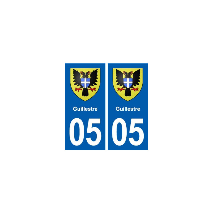 05 Guillestre blason ville autocollant plaque stickers