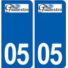 05 Guillestre logo ville autocollant plaque stickers