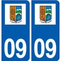 09 Saint-Jean-du-Falga logo ville autocollant plaque stickers
