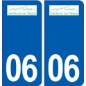 06 Auribeau-sur-Siagne logo ville sticker autocollant plaque