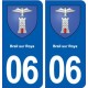 06 Breil-sur-Roya blason ville autocollant plaque stickers