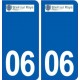 06 Breil-sur-Roya logo ville autocollant plaque stickers